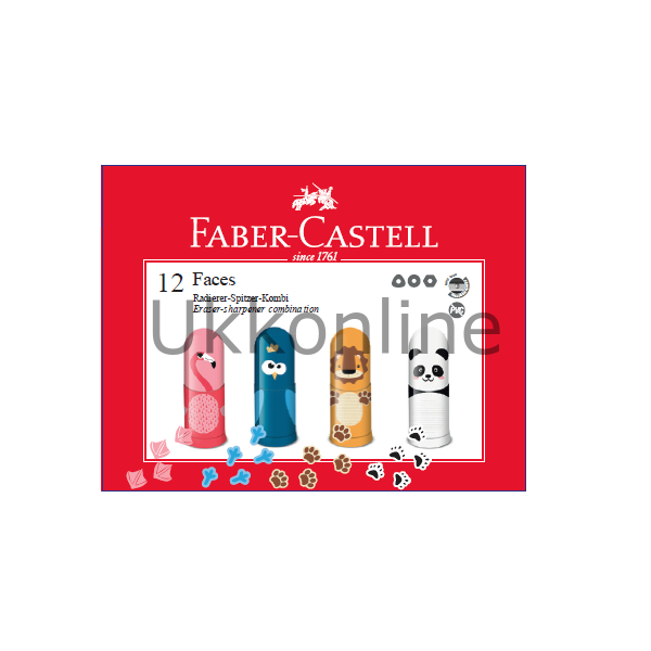 FABER FACES SİLGİLİ KALEMTIRAŞ