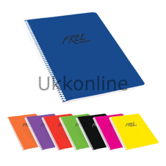 KESKİN FREE PP KAPAK DEFTER A-5 100yp KARE
