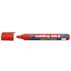 EDDİNG TAHTA KALEMİ E-363 KIRMIZI
