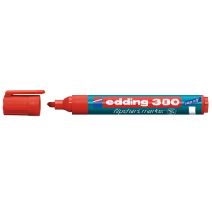 EDDİNG FLIPCHART KALEMİ CAPOFF KIRMIZI