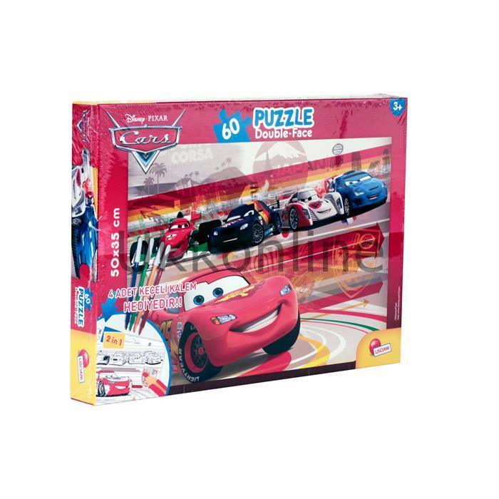 Furkan 56651 Lisciani Cars 60 Parça Kalemli Puzzle