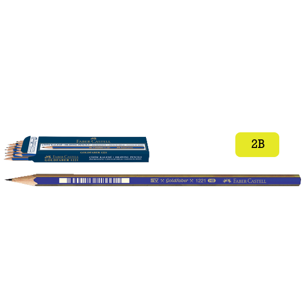 FABER DERECELİ KURŞUNKALEM 1221 2-B
