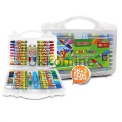 ALPINO 36 RENK PASTEL BOYA + 3 RENK HEDİYE