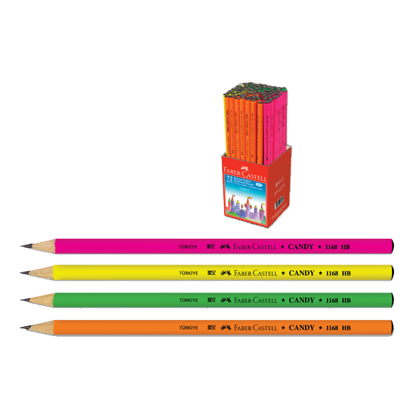 FABER KURŞUNKALEM CANDY MERCANLI 72 Lİ