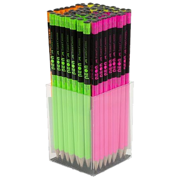 FABER KURŞUNKALEM NEON RENK  72 Lİ