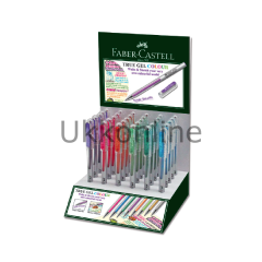 FABER TRUE GEL ROLLER RENKLİ 0.7 STAND 30 LU