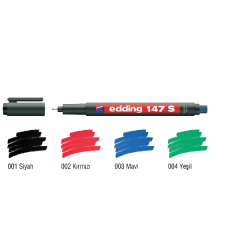 EDDİNG PERMANENT KALEM E-147 S SİLGİLİ YEŞİL