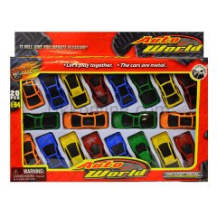1320-BA METAL 20Lİ MİNİ ARABA SET