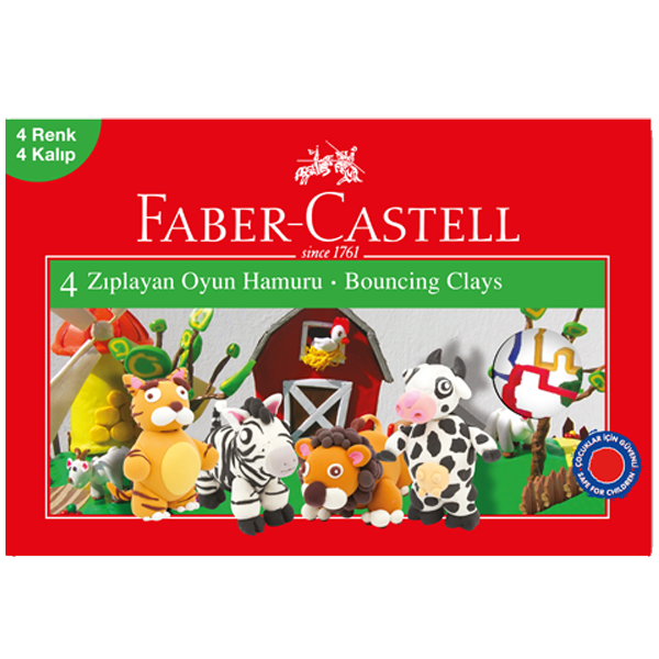 FABER OYUN HAMUR 4 RENK ZIPLAYAN