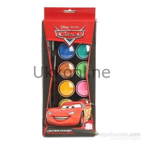 CARS ŞİMŞEK MCQUEEN 12Lİ SULUBOYA
