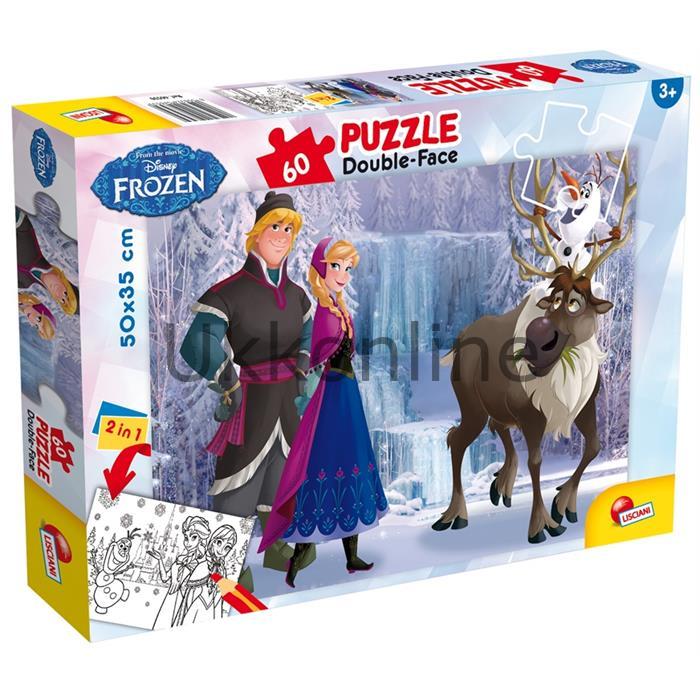 Furkan 56668 Lisciani Frozen 60 Parça Kalemli Puzzle