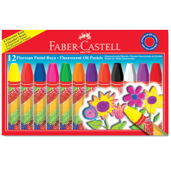 FABER PASTEL BOYA 12 RENK FOSFORLU