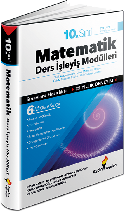 10. Sınıf Aydın Matematik Ders İşleyiş Modülleri Aydın Yayınları
