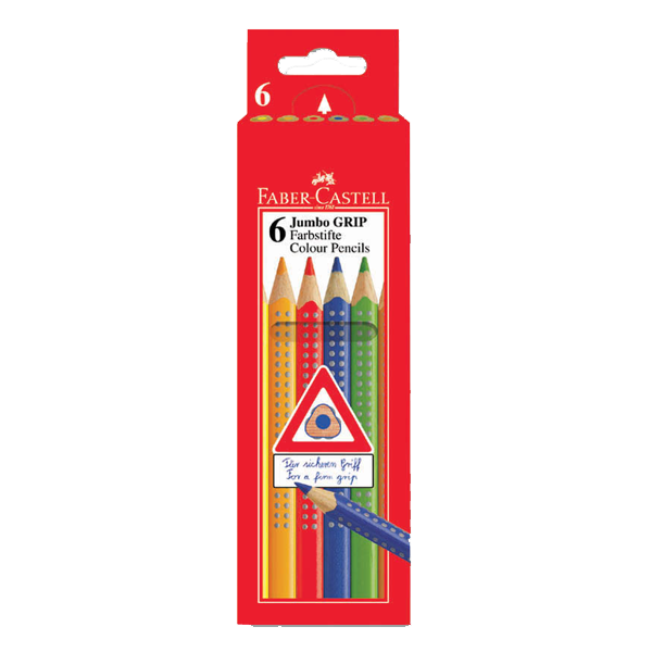 FABER BOYA KALEMİ 6 RENK GRİP JUMBO
