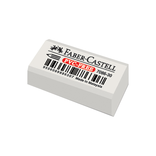 FABER SİLGİ 7086-30 BEYAZ 30 LU