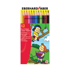 EBERHARD BOYA KALEMİ 12 RENK TAM BOY