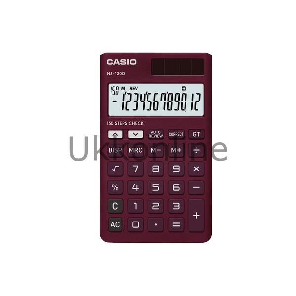 CASİO HESAP MAKİNESİ 12 HANE NJ-120D-RD
