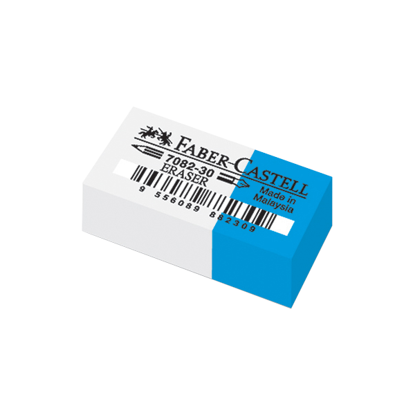 FABER SİLGİ 7082-30 MAVİ BEYAZ 30 LU