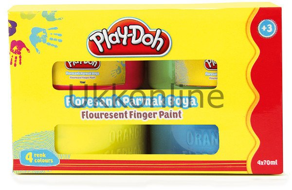 PLAY-DOH FLORESANLI 4 RENK  PARMAK BOYA