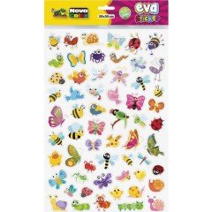 Nova Color 20 x 30cm Uçan Hayvanlar Yapışkanlı Eva Sticker