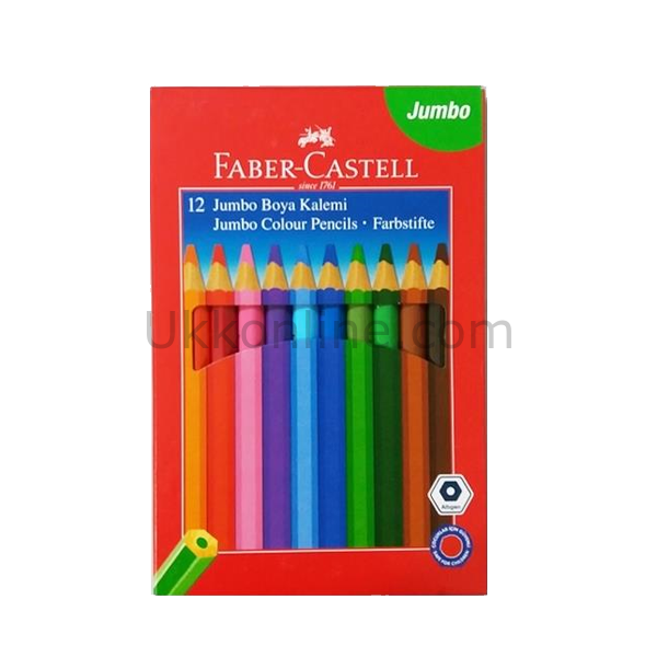 FABER BOYA KALEMİ 12 RENK JUMBO TAM BOY