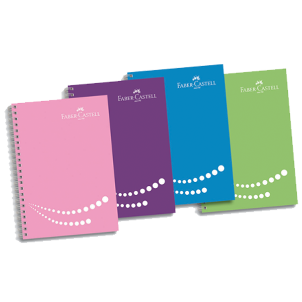 FABER AYRAÇLI DEFTER 4 BL RENKLİ KNR 100yp KARE