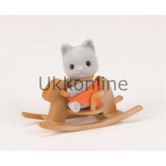 Sylvanian ESE1481 Kedi Bebek ve At