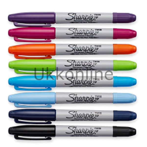 SHARPİE FİNE TWİN TİP PERMANET MARKÖR KARIŞIK 8 Lİ