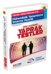 Mühendislik Tamamlama Sınavına Hazırlık Çek Kopart Yaprak Test Murat Yayınları