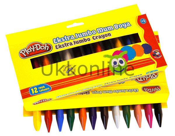 PLAY DOH CRAYON EXTRA JUMBO 12 RENK PLAY CR-011