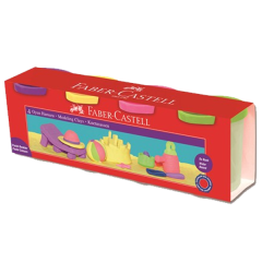 FABER OYUN HAMUR 4 PASTEL RENK SİLİNDİR