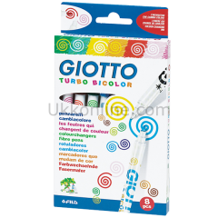 FİLA GİOTTO KEÇELİ KALEM 8 RENK TURBO BİCOLOR