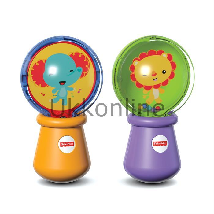 Mattel DMC42 Fisher Price Sıralama Oyuncağı Eğlenceli İkili Marakas