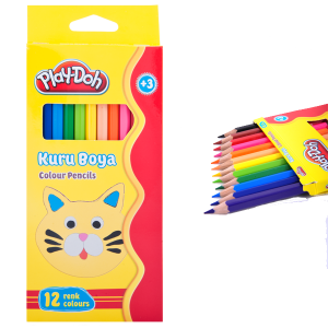 Play-Doh 12 Renk Kuru Boya Tam Boy