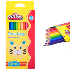 Play-Doh 12 Renk Kuru Boya Tam Boy