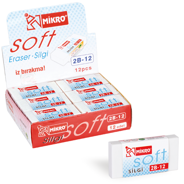 MİKRO SİLGİ 12 Lİ 2B-12