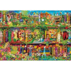 Educa 16766 Puzzle 1500 The Garden Shelf