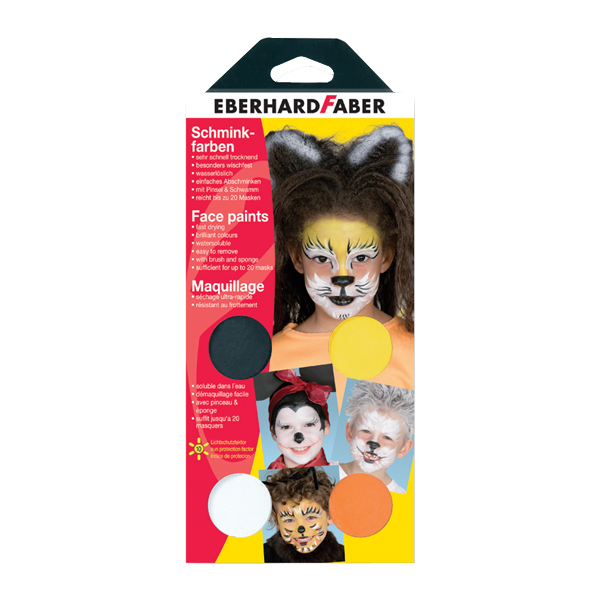 EBERHARD YÜZ BOYAMA SETİ ANİMALS 4 RENK