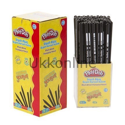 PLAY DOH KK008 SİYAH ÜÇGEN KURŞUN KALEM