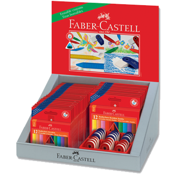 FABER SİLİNEBİLİR PASTEL BOYA WAX CRAYON 36 RENK