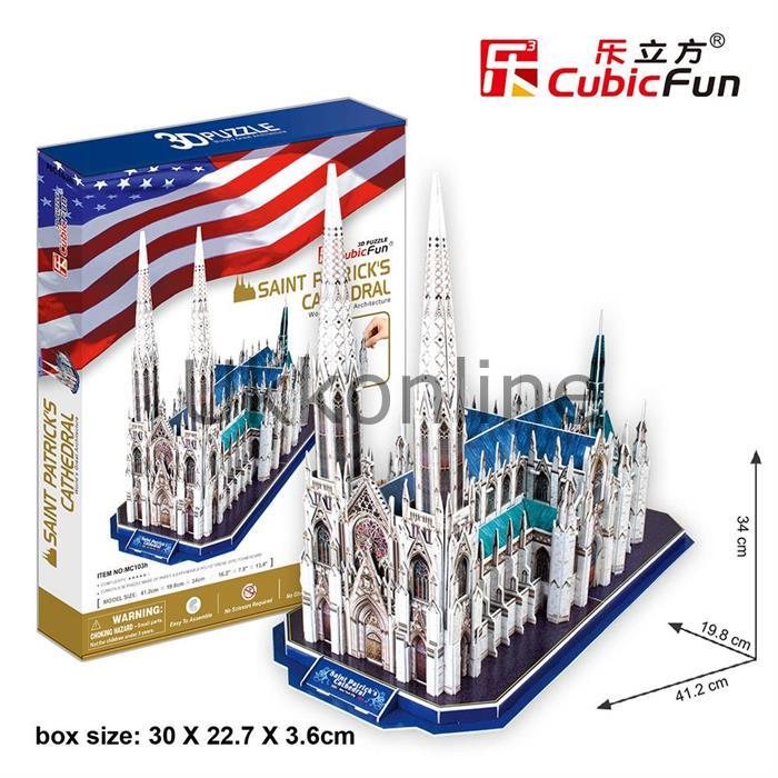NECO 3D PUZZLE  MC103H AZİZ PATRİK KATEDRALİ-ABD