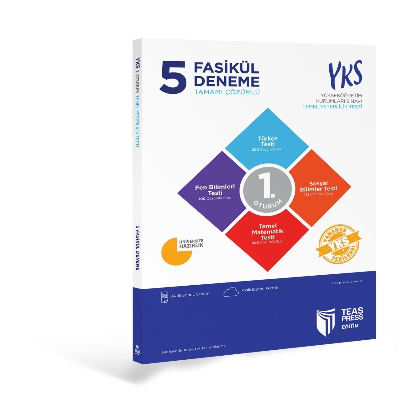 TEAS PRESS YKS 1.OTURUM TYT 5 FASİKÜL DENEME TAMAMI ÇÖZÜMLÜ