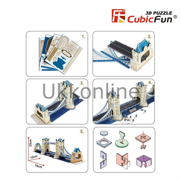 NECO 3D PUZZLE MC066H TOWER BRIDGE-İNGİLTERE