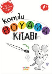 ANAOKULU İÇİN KONULU BOYAMA KİTABI 4 YAŞ