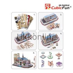 NECO 3D PUZZLE  L173H NOTRE DAME KİLİSESİ-FRANSA