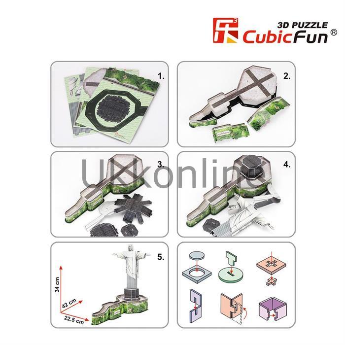 NECO 3D PUZZLE  C187HKURTARICI İSA HEYKELİ-BREZİLYA