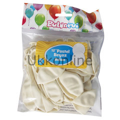 BALONEVİ BALON BEYAZ 12inc 25 Lİ