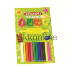 ALPİNO PLASTİLİN 12 Lİ BLS SİLİNDİR + KALIP 16