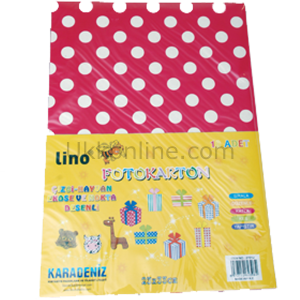 LİNO DESENLİ KARTON FOTO 23-33cm