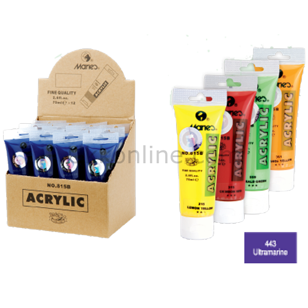 MARİES AKRİLİK BOYA 815 443 75ml ULTRAMARİNE